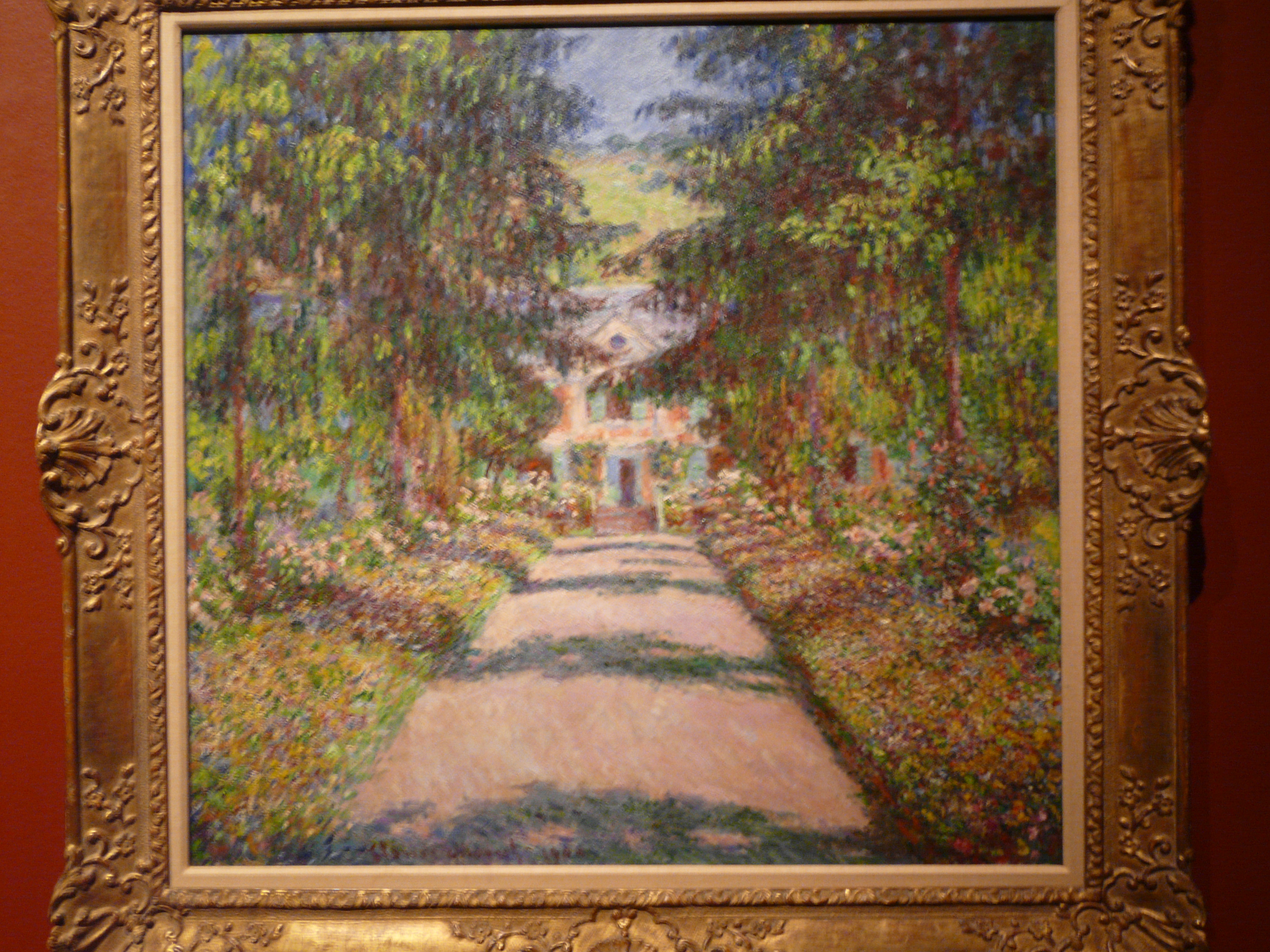 Monet - La Grande allée à Giverny